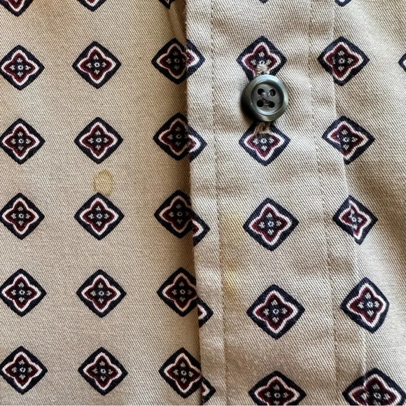 Hunt Club Men’s Long Sleeve Button Down Collared Dress Shirt Made in Jamaica - Picture 4 of 7